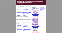 Desktop Screenshot of generatoroz.com